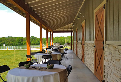 Blue Sage Barn Patio Seating